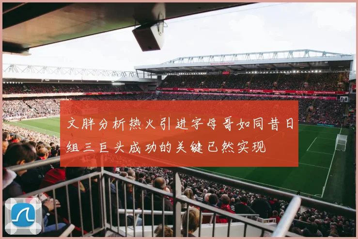 文胖分析热火引进字母哥如同昔日组三巨头成功的关键已然实现